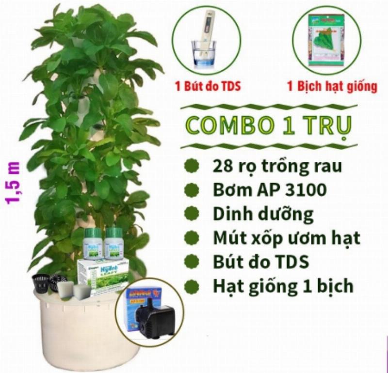 Sử dụng tháp trồng giúp tối ưu không gian trong cách trồng dâu tây tại nhà
