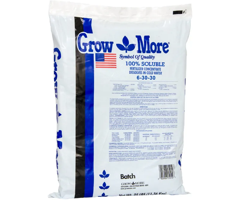 Phân bón Grow More Soluble 6-30-30 Standard