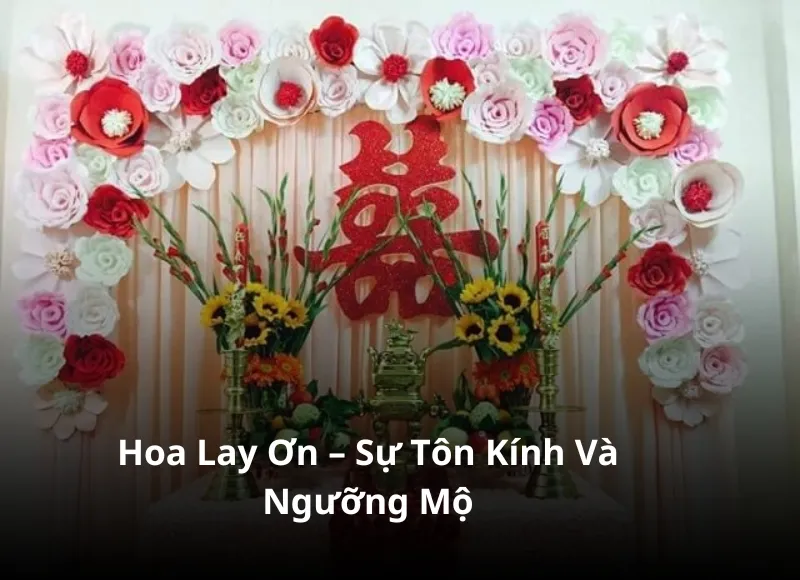 cắm hoa bàn thờ gia tiên ngày cưới