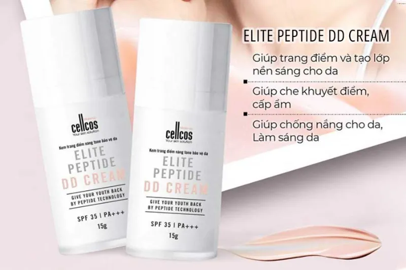 Elite Peptide DD Cream - Kem trang điểm thế hệ mới giúp làm sáng và bảo vệ da an toàn