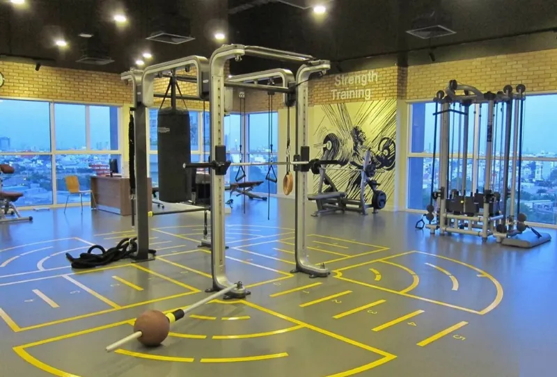 Phòng tập gym tại dự án Sunrise Cityview Nguyễn Hữu Thọ quận 7