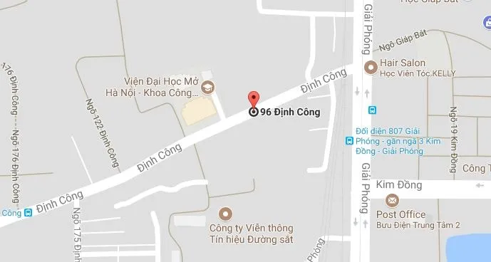 Phong thủy đường phố Định Công