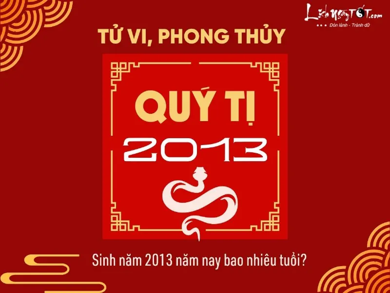 Sinh năm 2013 nam nay bao nhieu tuoi?