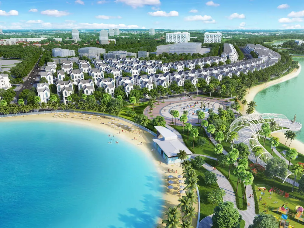 Biệt thự song lập tại Vinhomes Ocean Park thừa hưởng chuỗi tiện ích cao cấp của dự án