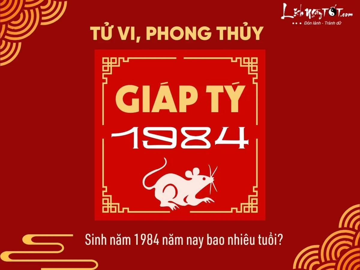 Sinh năm 1984 năm nay bao nhiêu tuổi?