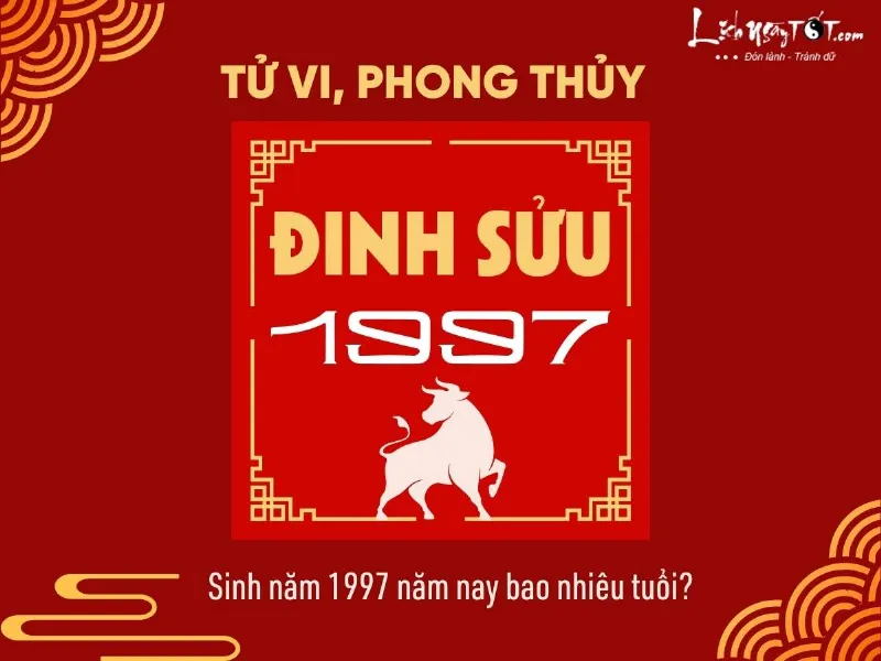 Sinh nam 1997 nam nay bao nhieu tuoi?