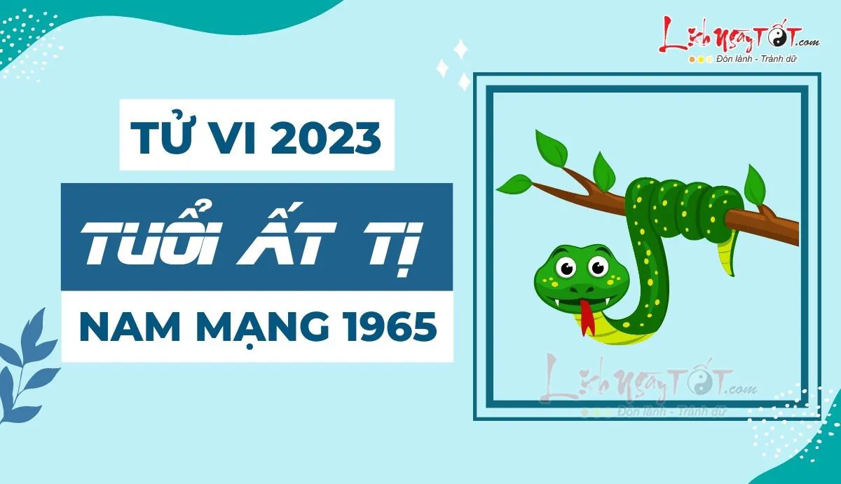 Tử vi tuổi Ất Tỵ nam mạng năm 2023