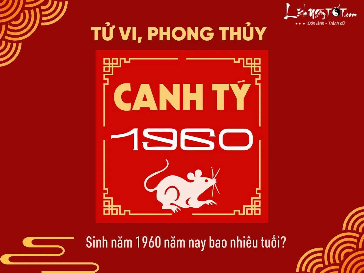 Sinh nam 1960 nam nay bao nhieu tuoi