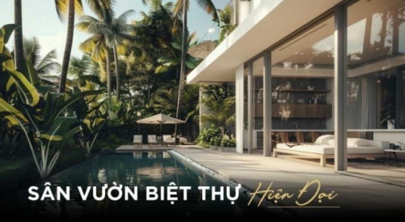 Sân Vườn Phong Cách Hiện Đại
