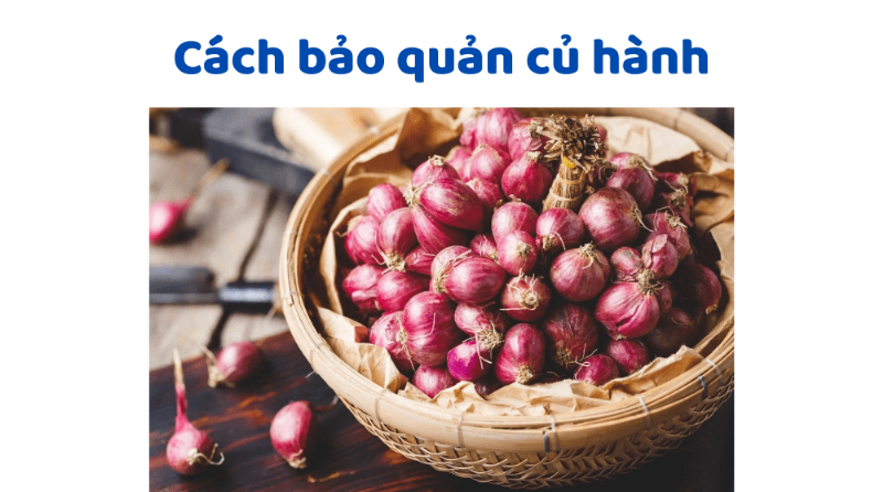 Huong dan thu hoach hanh tim dung cach va bao quan sau khi thu hoach
